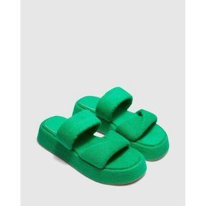 Cherrichella Lola Slides Green Size 38 BNWOB